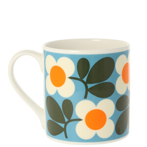 Orla Kiely Floret Turquoise Mug 350ml